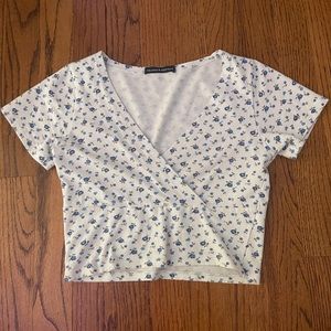 brandy melville cropped tee